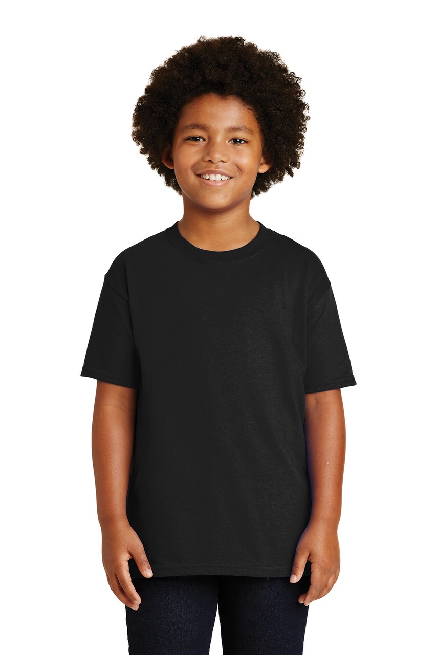 Gildan Youth Ultra Cotton Heavyweight Short Sleeve T Shirt For Custom Printing And Durable School Wear